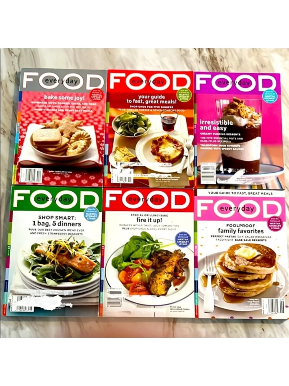 Martha Stewart Everyday Food Magazine Bundle Of 6